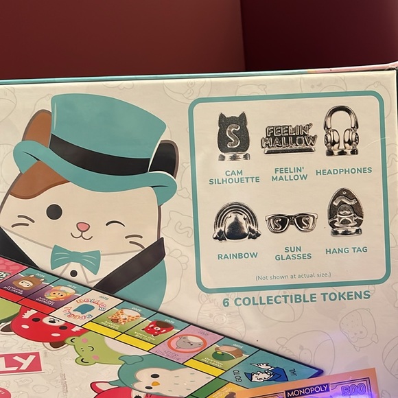 NWT MONOPOLY: Original Squishmallows Collector's Edition Game - Family Fun! - Picture 5 of 8